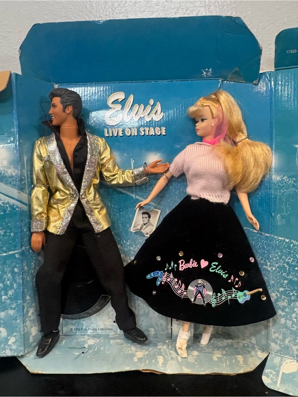 1996 Barbie Loves Elvis Live on Stage Barbie & Elvis Dolls